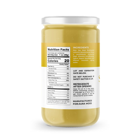 Sea Moss Premium Gel with Banana | 8 oz