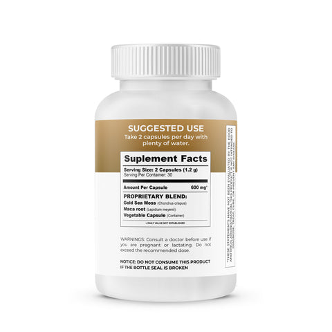 Sea Moss Maca Powder Capsules Blend