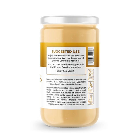 Sea Moss Premium Gel Gold | 8 oz