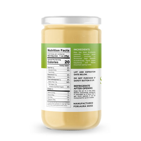 Sea Moss Premium Gel with Soursop | 8 oz