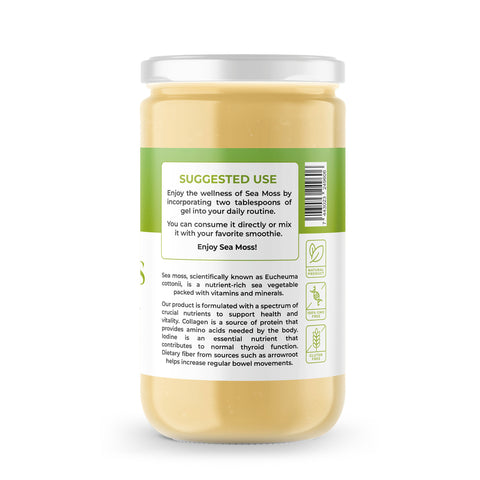Sea Moss Premium Gel with Soursop | 8 oz