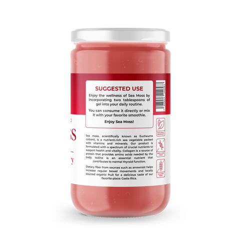 Sea Moss Premium Gel with Strawberry | 8 oz